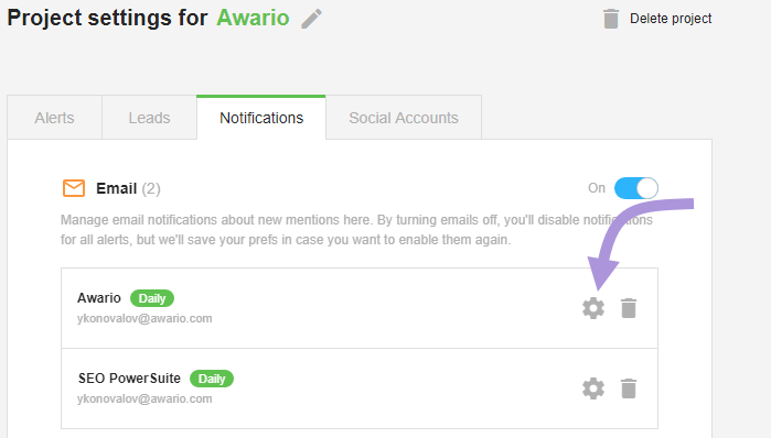 best way to manage email alerts